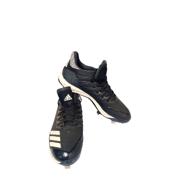 NWOB Adidas Icon Bounce Black Metal Baseball Cleats CG5241 Size 11 - Picture 1 of 12